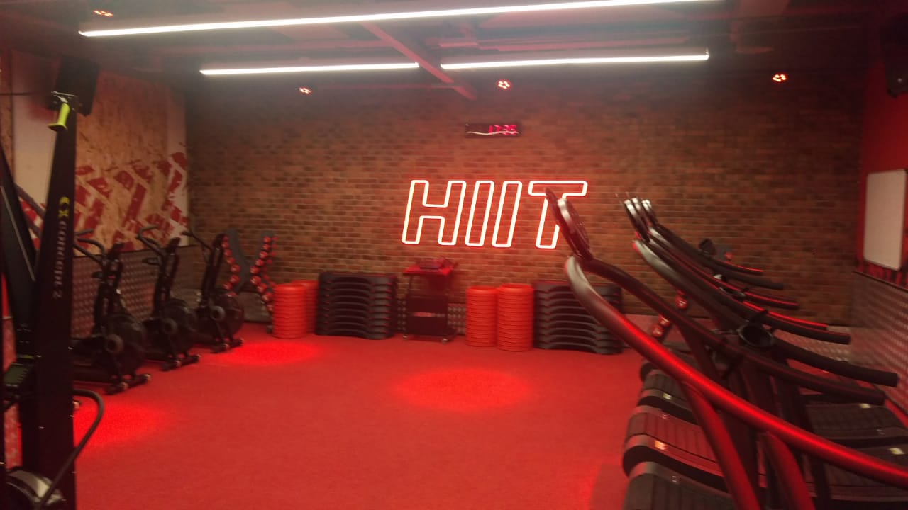 HIIT studio Dubai — commercial interior by INKA